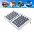 thumbnail image 1 of Foldable Solar Panel, IP65 Waterproofing High Efficiency Technology Monocrystal Silicon 10W Portable Solar Charger with 2 DC Ports for Camping, 1 of 7