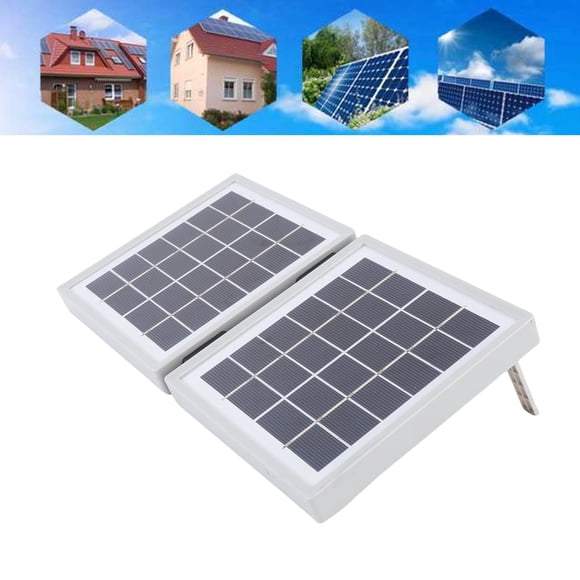 10W Portable Solar Charger, Monocrystal Silicon Material 2 DC Ports Design Multifunctional Foldable Solar Panel for Hiking Fishing