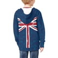 thumbnail image 3 of DISNIMO British Flag Hoodie Boys 14-16 Hoodie Zip Up for Kids Zipper Sweatshirt Boys Hoodie Sweatshirts Teen Girls Hoodie Coat Boys Hoodies Jackets Childrens Jacket Big Boy Fall Clothes Polyester, 3 of 7