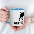 thumbnail image 5 of CafePress - GET TO THE POINT RECTANGLE Mug - 11 oz Ceramic Mug - Novelty Coffee Tea Cup, 5 of 6
