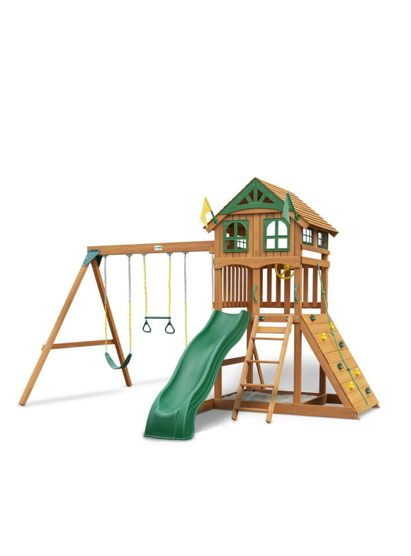 Wooden Swing Sets in Swing Sets