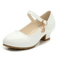 thumbnail image 2 of LYHaoo Girls Sandals Girls Sandals For Every Occasion Stylish High Heel Shoes For Girls For Daily Parties And Performances Ideal For Ages 3 15 Spring And Summer Sizes 28 Little Kid(28), 2 of 5