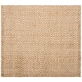 thumbnail image 2 of SAFAVIEH Natural Fiber Tashi Geometric Diamond Braided Jute Rug, Ivory/Natural, 6' Square, 2 of 7
