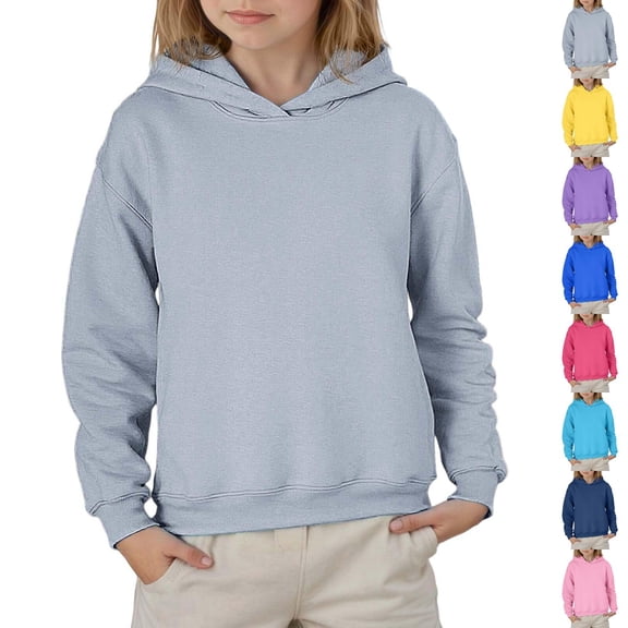 Hoodies for Kids Girls Boys Cute Long Sleeve Sweatshirts Pullover with Pockets Soft Clothing for Girls Boys