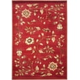 thumbnail image 2 of SAFAVIEH Lyndhurst Milo Floral Border Area Rug, Red/Multi, 5'3" x 7'6", 2 of 6