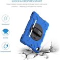 thumbnail image 2 of Case for iPad 6th 5th Generation 9.7 inch 2018 2017 / iPad Pro 9.7 / iPad Air 2 Protective Cover with 360° Rotating Stand, Hand/Shoulder Strap, Pencil Holder, 2 of 7