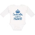 thumbnail image 3 of Inktastic So Cute Prince Boys Long Sleeve Baby Bodysuit, 3 of 5