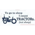 thumbnail image 6 of Bedroom Décor Count Tractors Not Sheep Wall Decals Vinyl Letters 23x9-Inch Deep Blue, 6 of 6