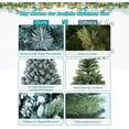 thumbnail image 2 of Mayhihi 4ft Prelit Flocked Artificial Christmas Tree with 150 Warm White Lights Snow Frosted Pine Design for Home Office Decor, 2 of 6