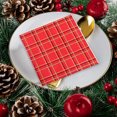 thumbnail image 6 of 6.5×6.5in Christmas Disposable Paper Napkins, 20 Sheets Festive Patterned Napkins - Holiday Table Decor for Christmas Birthdays Party Supplies, 6 of 6
