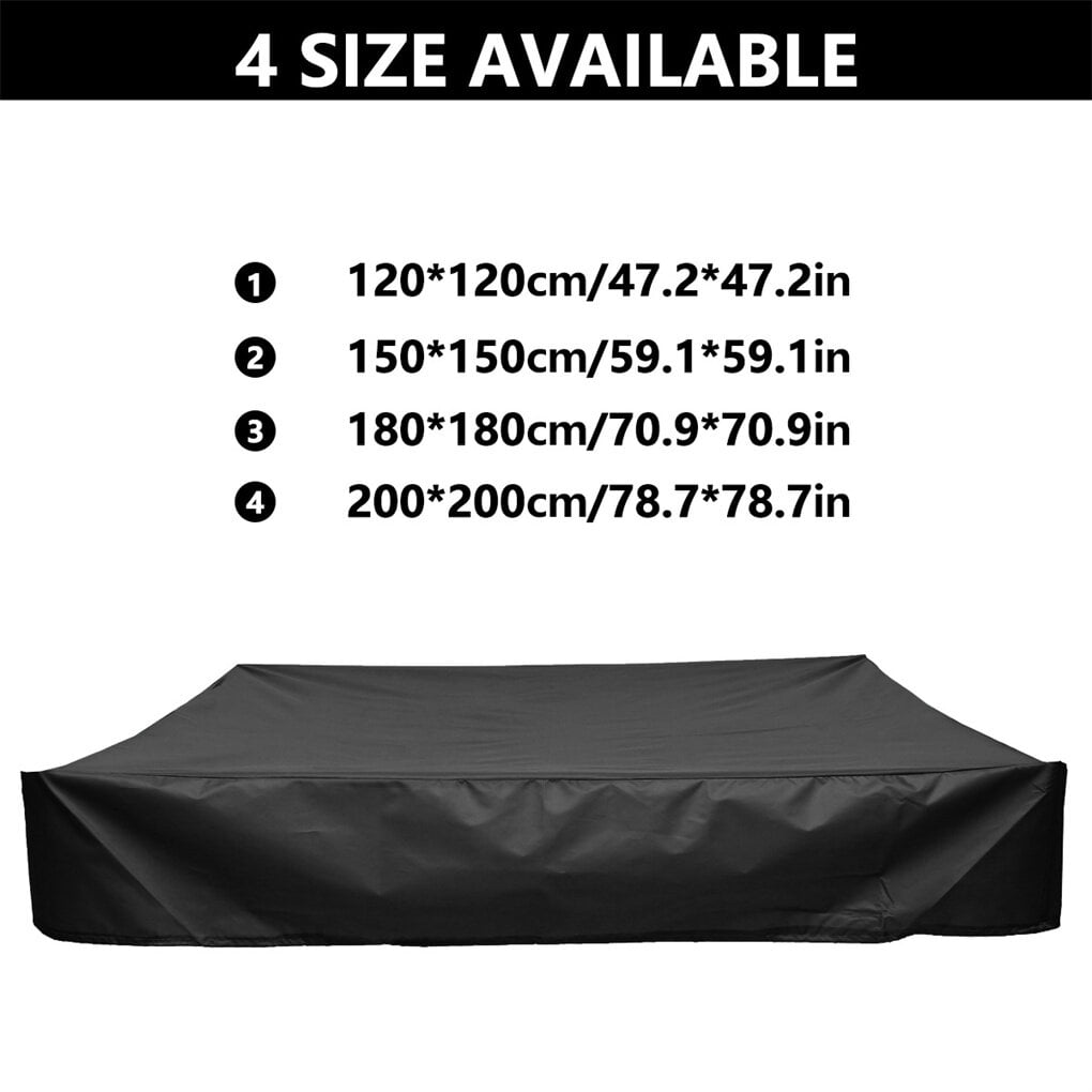 Housse De Bac à Sable Pour Enfants, Bache Bac à Sable, Bac A Sable Avec Couvercle Pour Enfants En Tissu Oxford 210d Jardin Exterieur Decontracte Imp 94156513