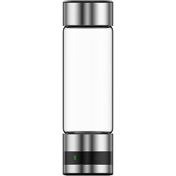 Portable Hydrogen Water Bottle Generator, Rechargeable PEM Hydrogen Water Ionizer, Smart Hydrogen-Rich Water Cup 463ml, Molecular Hydrogen Water Bottle for Travel, Fitness & Daily Hydration