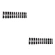 thumbnail image 2 of Vogacara Paquete de 24 uñas postizas de ataúd resistentes a los arañazos y seguras para bailarinas cortas, uñas acrílicas elegantes únicas Type8 NO8, 2 of 6