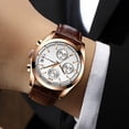 thumbnail image 6 of CRRJU Men Watch Waterproof Quartz Chronograph Sport Wristwatch Leather Business Male Clock Watch, 6 of 6