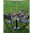 thumbnail image 4 of nqOlkjepod Vintage Coastal Outdoor Tablecloth with Umbrella Hole & Zipper, Compass Nautical Summer Beach Square Table Cover 60x60 Inch, Dining Waterproof Table Cloth Protector for Patio/Party/Picnic, 4 of 7