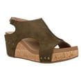 thumbnail image 2 of Corkys Womens Carley Studded Slingback Wedge  Casual Shoes, 2 of 5