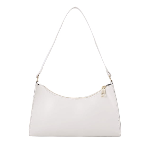 Bolso de mano de mujer puro de moda, bolso de mano pequeño de cuero para mujer (blanco) Likrtyny Para estrenar