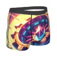 thumbnail image 2 of Sigee Geometry Dash (39) for Men's Cotton Panties Soft, Breathable, and Comfortable Boxer Briefs,Large, 2 of 7