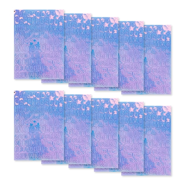 Naiovety 10 paquetes/lote de carteles adhesivos decorativos-innovadores para pegatinas de planificador de pegatinas de alfabeto de estilo casero