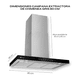 thumbnail image 3 of FLINE | Combo parrilla de gas y campana extractora 80 cm | Pared Tipo T | gris |LU5HA80, 3 of 5
