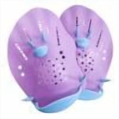Swim Paddles Ergonomic Swim Training Hand Paddles For Beginners Sport Supplies (Purple S)