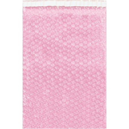 UPC: 0848109039152 | Partners Brand Anti-Static Bubble Pouches 24 x 24 Pink 75/Case (BOB2424AS)