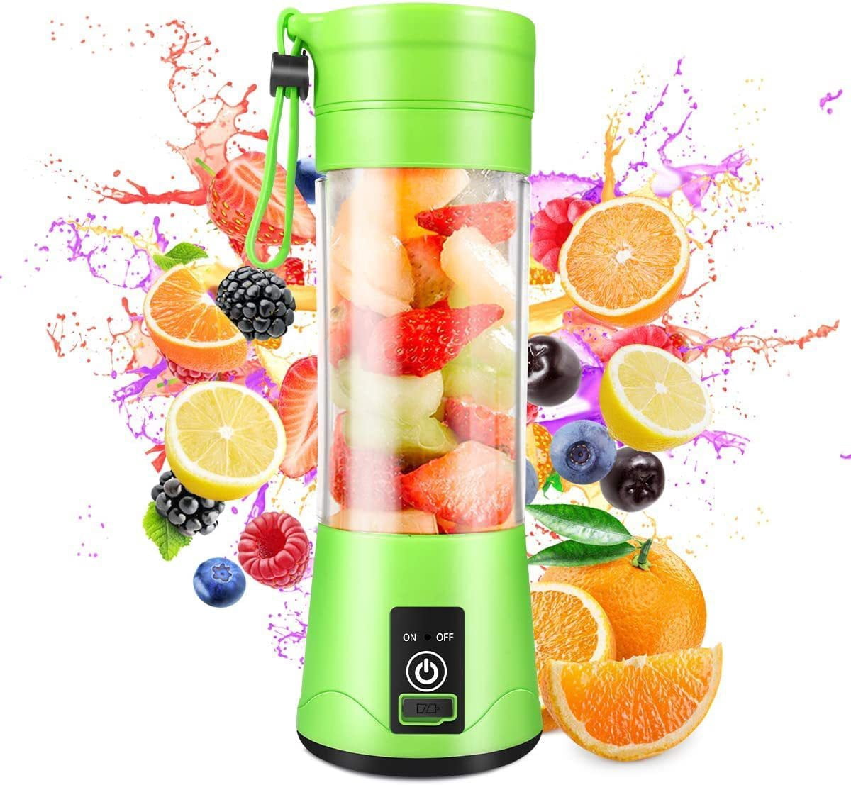 Licuadora portátil, mini batidora de lanzamiento 2022 para batidos y batidos de frutas, exprimidor recargable por USB para alimentos para bebés, gimnasio, viajes y más | Bodega Aurrera en línea