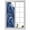 Blue, variant on Navy Blue Marble Window Privacy Film, Contemporary Ink Painting Abstract Static Cling UV Sun Blocking Heat Control Window Tint Day and Night, Non-Adhesive One Way Windows Privacy Cover 29.5''x78.7''