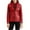 Red, variant on qucoqpe Womens Faux Leather Motorcycle Jacket with Hoodie