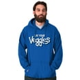 thumbnail image 5 of Eat Veggies Fun Message Vegetarian Hoodie Sweatshirt Women Men Brisco Brands S, 5 of 6