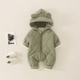 Infant Snowsuit for Baby Boys Girls Cute Baby Christmas Snowsuit Hooded ...