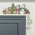 thumbnail image 4 of Xihbxyly Marco de Puerta de Madera Navideño, Decoración Navideña Personalizada, Diseño Tridimensional, Madera Maciza, Decoración Festiva para El Hogar, Ideal para Una Fiesta Navideña, Tamaño 22,5 X 2, 4 of 4