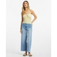 thumbnail image 4 of Billabong Women's Sunny Garden Daisey Floral Rib Knit Halter Strap Top (Small, Sunbeam (Yellow)), 4 of 6