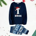 thumbnail image 2 of Jindong Dad Family Matching Christmas Pajamas Set Letter Print Parent Child Outfit, 2 of 5