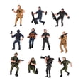 thumbnail image 3 of Yinanstore 11 Pieces Police People Figure Scenes for Sand Table DIY Scenery Centerpiece Style B, 3 of 8