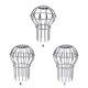 thumbnail image 5 of Eigraketly El tamiz durable para el piso drena el tamiz del filtro del protector del globo de la construcción de acero inoxidable Jardín y Patio 83 tubos, 5 of 6