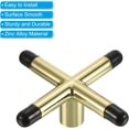 thumbnail image 4 of LoonWear Billiard Bridge Head Cross Pool Cue Stick Bridge Screw-On Metal Billiard Accessories with Rubber Sleeves for Pool Table, 4 of 4
