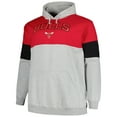 thumbnail image 2 of Men's Fanatics Red/Black Chicago Bulls Big & Tall Pullover Hoodie, 2 of 3