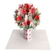thumbnail image 3 of Tarjeta de ramo de flores de papel artesanal, bellamente grabada, doblada repetidamente, tarjetas de felicitación 3D para el Día de San Valentín, 3 of 14