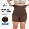 thumbnail image 5 of KIWI RATA Plus Size High Waisted Shapewear for Women Tummy Control Underwear Butt Lifting Body Shaper Panties Thigh Slimming(XL-4XL), 5 of 6