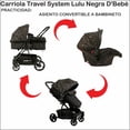 thumbnail image 4 of Carriola Travel System Lulu Negra D'Bebé, 4 of 12