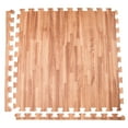 thumbnail image 6 of FlooringInc Premium 5/8" Thick Soft Wood Interlocking Foam Tiles, Yoga, Kids Play Mat, 2'x2', 36 Pack, 144 sqft, Grey, 6 of 7