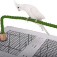 thumbnail image 2 of Bird Perch Cotton Rope Hanging Bendable Parrot Perch Stand Bird Standing Stick, 2 of 8