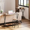 thumbnail image 3 of Narrow Console Table, 2-Tier Farmhouse Sofa Table with Shelves, 41.3 Inch Long Hallway Table, Behind Couch Table for Living Room Hallway Entryway, 3 of 7