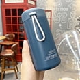thumbnail image 3 of Bearachild Frasco de vacío de 270ML, botella portátil de sellado, taza aislada de acero inoxidable, botellas de agua con asa, tazas, suministros de Teteras Blanco Bearachild HA071841-01, 3 of 6