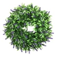 thumbnail image 1 of Decoración de puerta simulación corona simulación planta lavanda corona artificial corona navideña de plástico decoración, 1 of 1