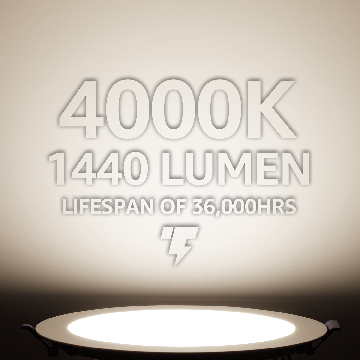 24 Pack 18W 8 Inch Ultra-Thin Recessed Ceiling Light with J-Box, 4000K Cool White, 120W Eqv. Dimmable IC-rated Downlight