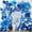 Blue, variant on Blue and Silver Balloon Arch Kit, Navy Blue Silver White Graduation Balloons, 140pcs Confetti Star Latex Balloons for Birthday Wedding New Year Party Decorations