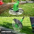 thumbnail image 3 of Battery Powered String Trimmer 10 Inch with 2.0Ah Battery Lightweight Edger  Wacker for Lawn Care, 3 of 8