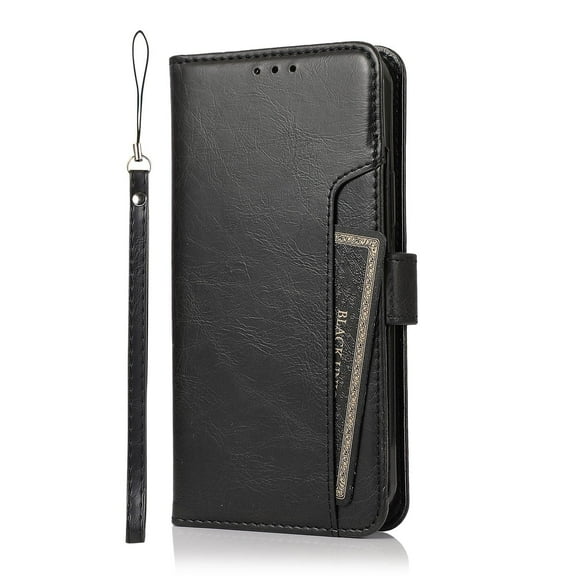 SaharaCase Folio Wallet Case for Apple iPhone 13 Pro Max Black (CP00167)